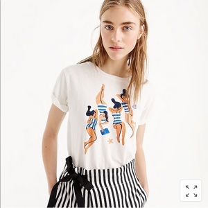 Virginie Morgand x J Crew Sunbathers Tee